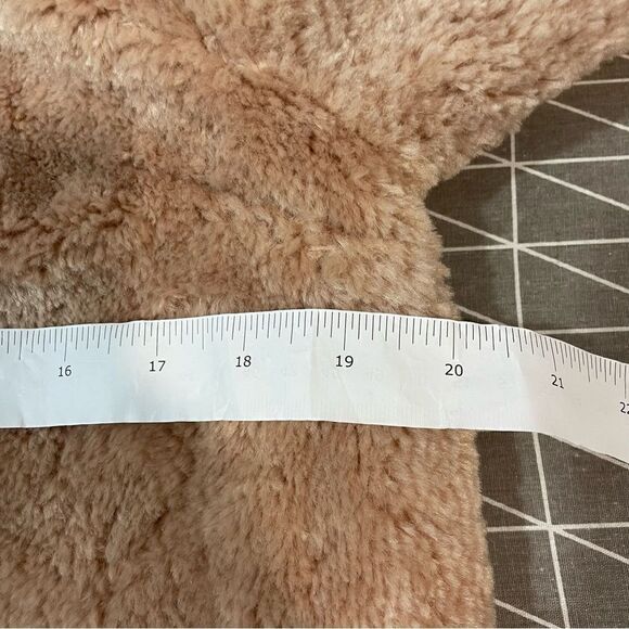 Anthropologie Brown Super Comfy Soft Teddy Coat S Relaxed Fit - Picture 15 of 15